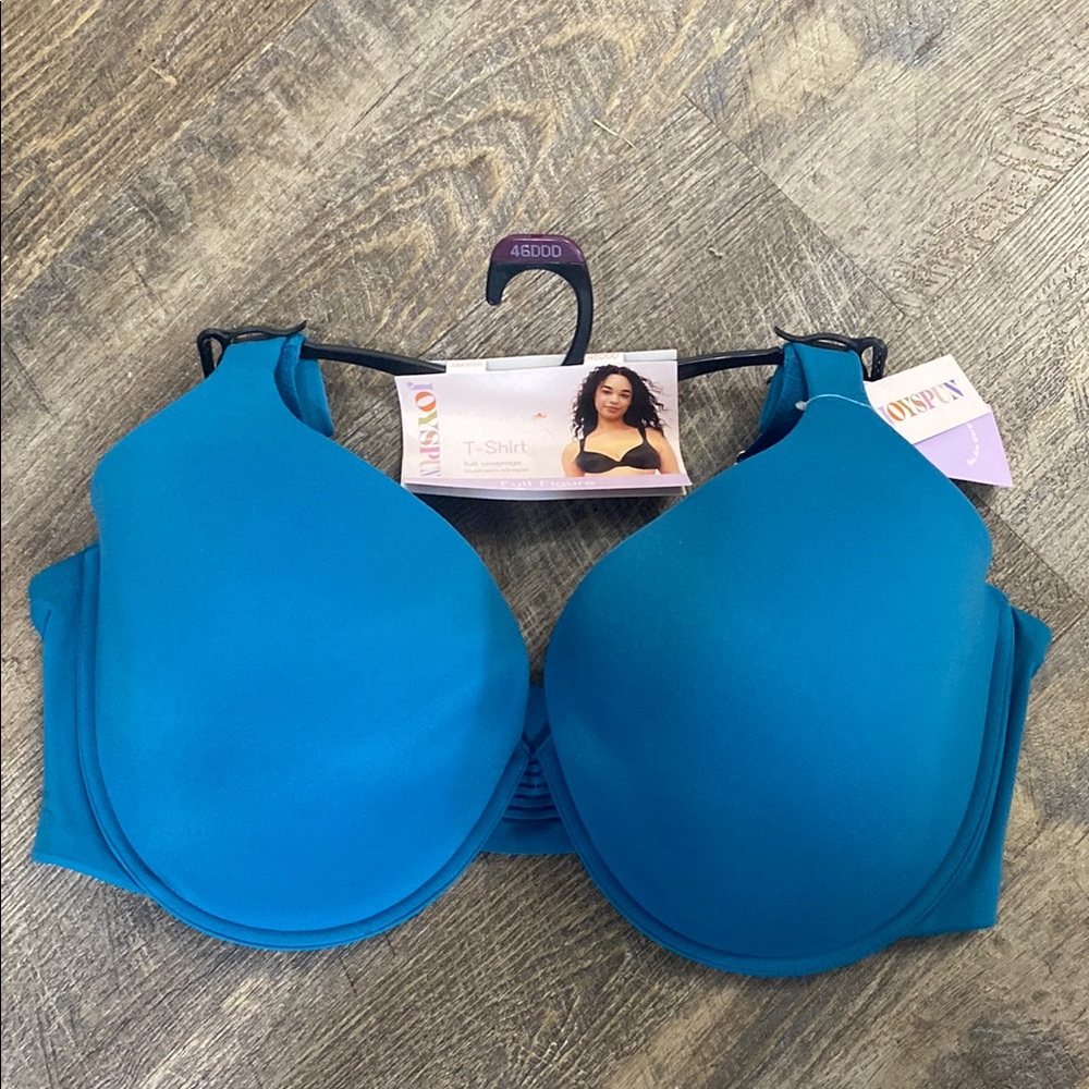 NEW Blue Full-Coverage T-shirt Bra